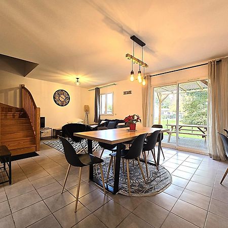 Le Clos Andree - Charmante Maison 8 Personnes - 5 Lits - Climatisation Reversible - Parking 3 Vehicules - Garage - Zone Nord Montauban - Terrasse Et Jardin Ngoại thất bức ảnh