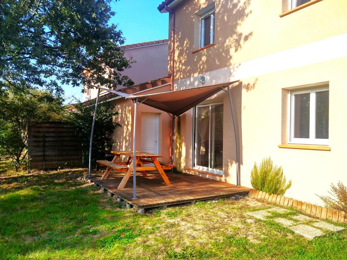 Le Clos Andree - Charmante Maison 8 Personnes - 5 Lits - Climatisation Reversible - Parking 3 Vehicules - Garage - Zone Nord Montauban - Terrasse Et Jardin Ngoại thất bức ảnh