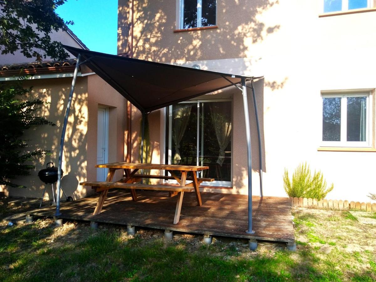 Le Clos Andree - Charmante Maison 8 Personnes - 5 Lits - Climatisation Reversible - Parking 3 Vehicules - Garage - Zone Nord Montauban - Terrasse Et Jardin Ngoại thất bức ảnh