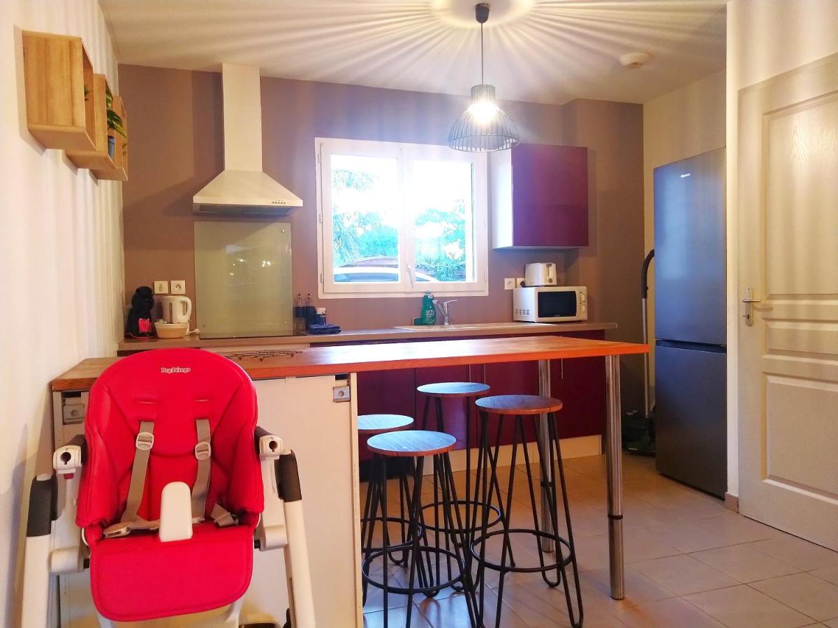 Le Clos Andree - Charmante Maison 8 Personnes - 5 Lits - Climatisation Reversible - Parking 3 Vehicules - Garage - Zone Nord Montauban - Terrasse Et Jardin Ngoại thất bức ảnh