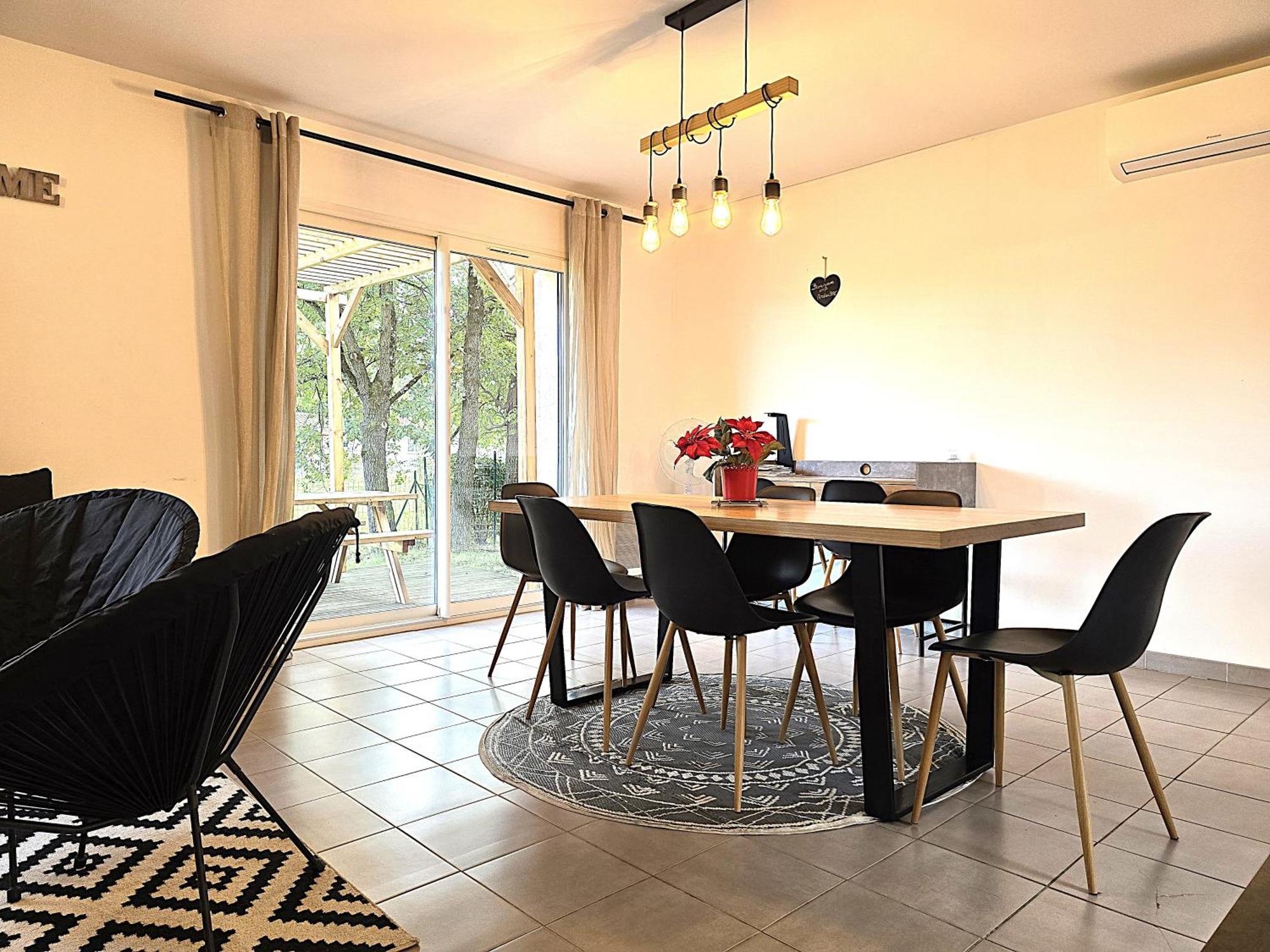 Le Clos Andree - Charmante Maison 8 Personnes - 5 Lits - Climatisation Reversible - Parking 3 Vehicules - Garage - Zone Nord Montauban - Terrasse Et Jardin Ngoại thất bức ảnh